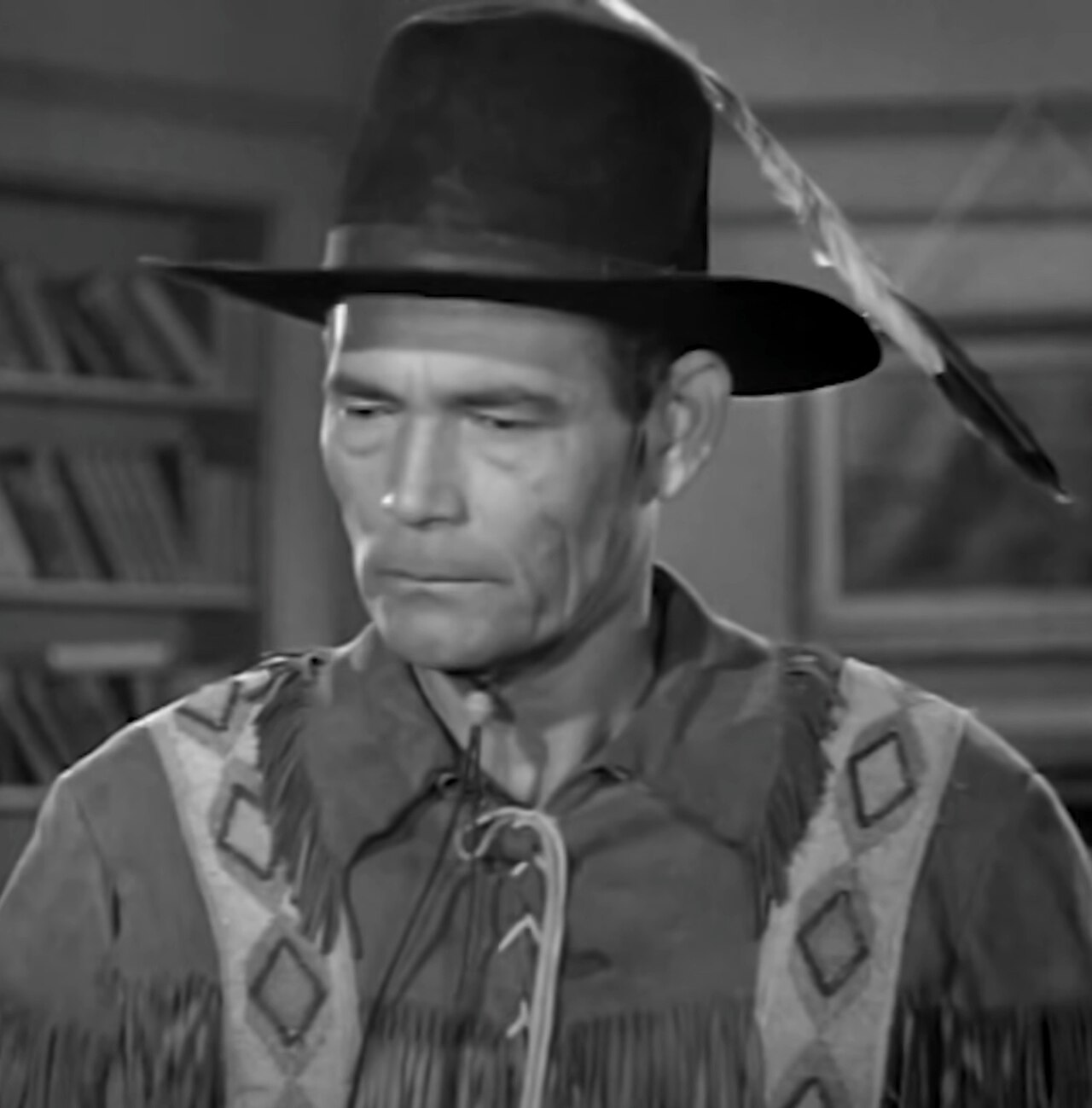 Chief Thundercloud as Chief Whitecloud in Renegade Girl.jpg