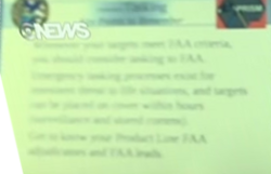 Tasking, Points to Remember. Transcript of body: "Whenever your targets meet FAA criteria, you should consider asking to FAA. Emergency tasking processes exist for [imminent /immediate ] threat to life situations and targets can be placed on [illegible] within hours (surveillance and stored comms). Get to know your Product line FAA adjudicators and FAA leads."