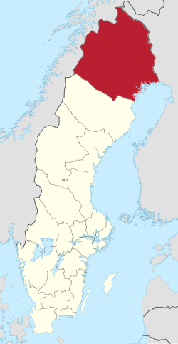 Norrbotten County in Sweden