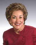Former United States Secretary of Transportation, United States Secretary of Labor and United States Senator from North Carolina Elizabeth Dole (B.A. 1958)[395]