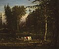 In the Adirondacks, oil on canvas, c. 1862, Yale University Art Gallery