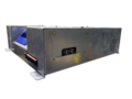 BEMANI System 573 in a silver case with ARCnet ports