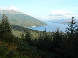 Loch Long from above Ardentinny