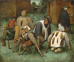 The Beggars (The Cripples) (1568), Louvre, Paris, oil on panel