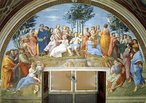 The Parnassus (1511), Stanza della Segnatura