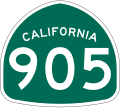 State Route 905 marker