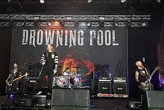 Drowning Pool performing in Sulingen in 2025