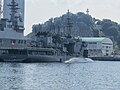 Chihaya and Fuyushio in Yokosuka during Pacific Reach on 22 September 2013