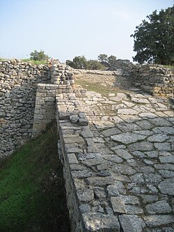 Southwest ramp of Troy II