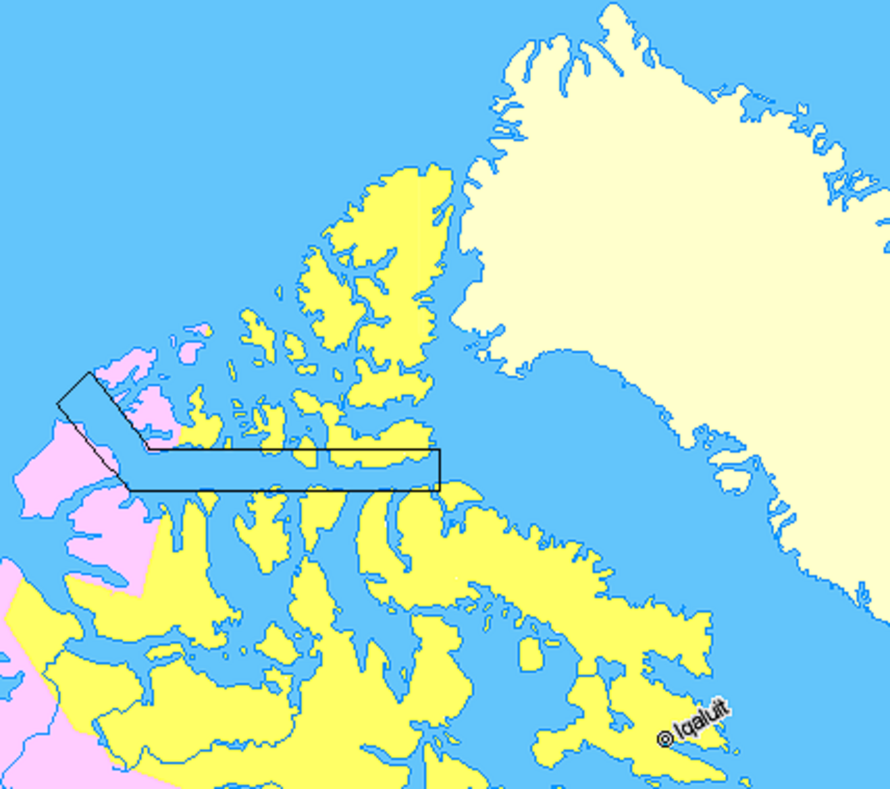 Map indicating Parry Channel.PNG