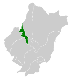 Location of Al-Mandaq within Al-Baha Province