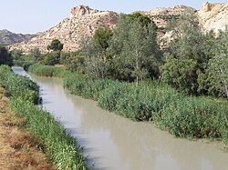 The Segura river passing through Archena.