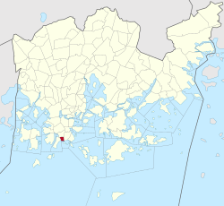 Position of Eira within Helsinki