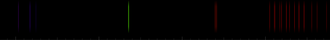 Color lines in a spectral range