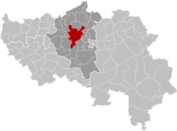 The municipality of Liège in the province of Liège