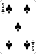 5 of clubs