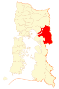 Location of Cochamó commune in Los Lagos Region