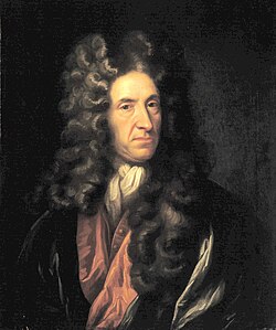 Portrait of Defoe in the style of Sir Godfrey Kneller