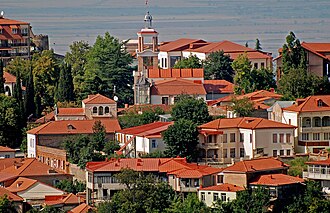 Signagi as seen from a nearby hill