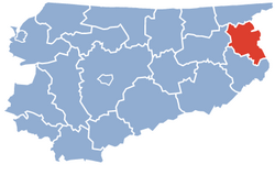 Location within the voivodeship