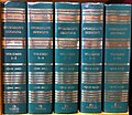 A five-volume set of Spurgeon's sermons