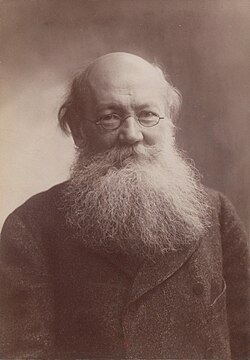 Photographic portrait of Peter Kropotkin
