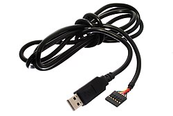 FTDI TTL-232RG: USB to UART cable.