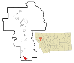 Location of Arlee, Montana