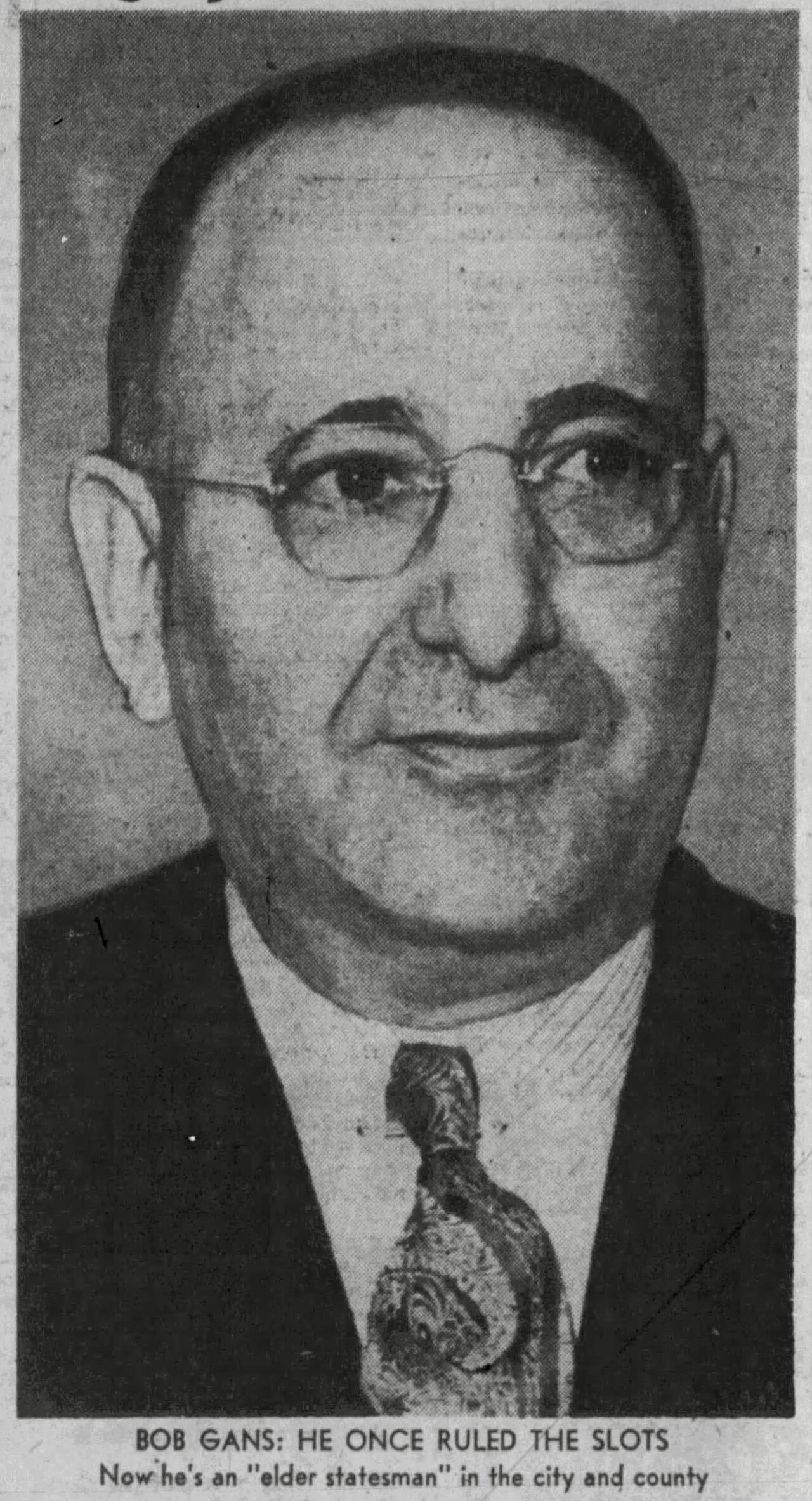 Bob Gans - "Slot machines highly remunerative" Los Angeles Daily News, March 24, 1952.jpg