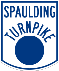 Spaulding Turnpike marker