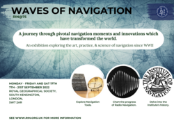 Waves of Navigation – part of a series of events to commemorate the Institute's 75th anniversary year in 2022.