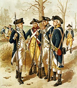 Continental Army uniforms: "The Buff and Blue"