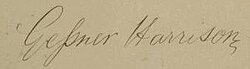 Signature of Harrison