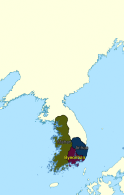 Byeonhan confederacy in c. 1 CE