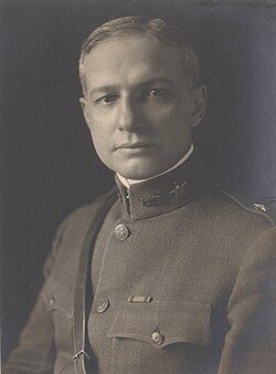 1919 black and white head and shoulders photo of Brigadier General Robert I. Rees