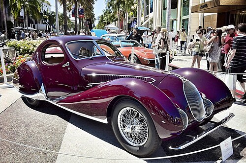 Talbot-Lago T-150C SS Goutte d'Eau by Figoni et Falaschi (1938)