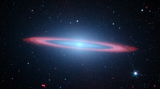 M104 in infrared by the Spitzer Space Telescope