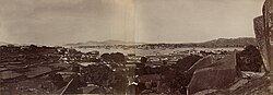 Lai Afong's c. 1870 photograph of Amoy (Xiamen) from Koolansoo (Gulangyu).