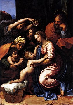 The Holy Family of Francis I (1518), Louvre