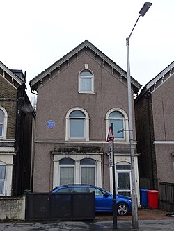 A photograph of a house