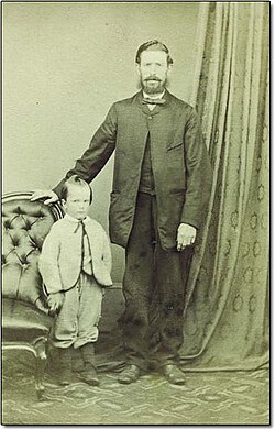 English breeching portrait, with knickerbocker suit, c. 1867