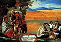 De mestizo e india, sale coiote (From a Mestizo man and an indigenous woman, a Cholo is begotten), c. 1780. Unknown.