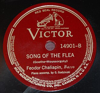 RCA Victor Red Seal Records label, late 1930s