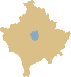 Location of Drenas