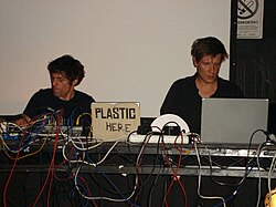 Mouse on Mars performing live in 2007