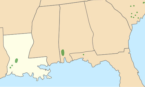 Redbones and other nearby population isolates, 1950.[1]
