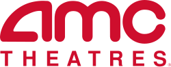 The letters "AMC" with the word "THEATRES" underneath it is shown.