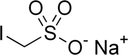 Skeletal formula of methiodal