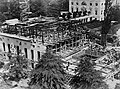 The modern West Wing under construction, c. 1933