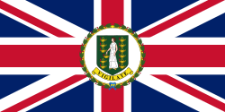 Standard of the governor of the British Virgin Islands